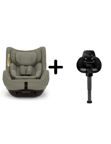 BB-CS14910PNEGLSET,Nuna - Set Scaun auto rotativ i-Size TODL next Pine, 40-105 cm + Baza isofix BASE next i-Size pentru TODL nex