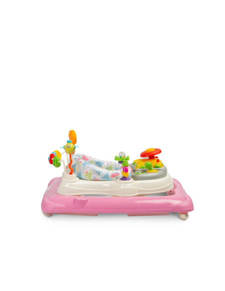 TOYZ-20391,Premergator cu scaun rotativ 360° maxim 12 Kg Toyz STEPP Roz