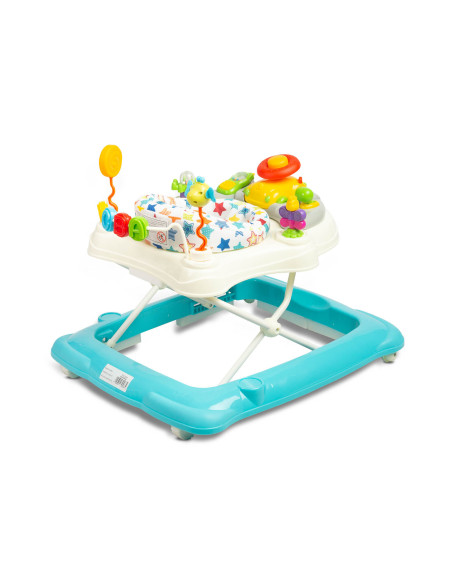 TOYZ-20392,Premergator cu scaun rotativ 360° maxim 12 Kg Toyz STEPP Albastru Deschis