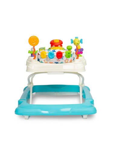 TOYZ-20392,Premergator cu scaun rotativ 360° maxim 12 Kg Toyz STEPP Albastru Deschis