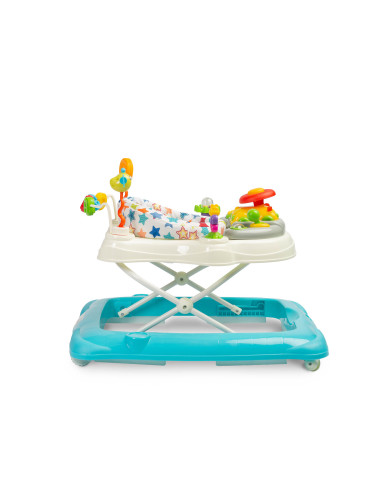 TOYZ-20392,Premergator cu scaun rotativ 360° maxim 12 Kg Toyz STEPP Albastru Deschis