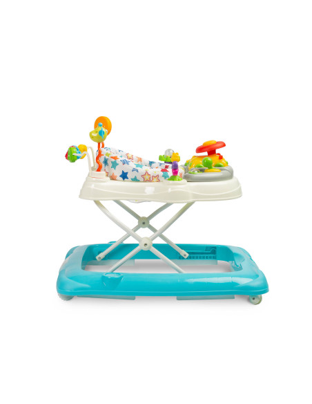 TOYZ-20392,Premergator cu scaun rotativ 360° maxim 12 Kg Toyz STEPP Albastru Deschis