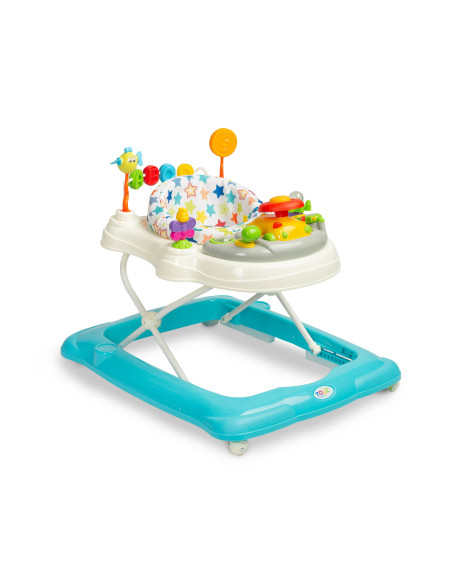 TOYZ-20392,Premergator cu scaun rotativ 360° maxim 12 Kg Toyz STEPP Albastru Deschis