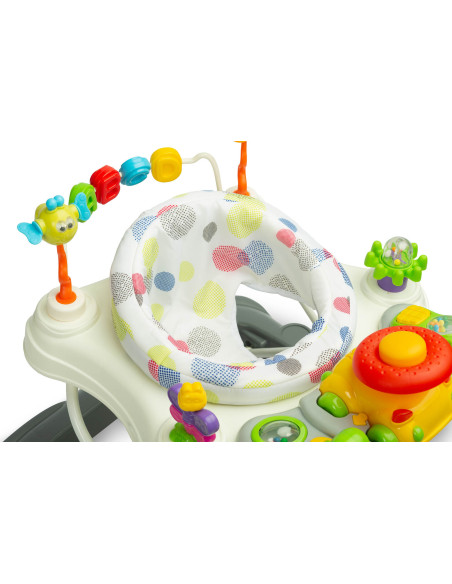 TOYZ-2039,Premergator cu scaun rotativ 360° maxim 12 Kg Toyz STEPP Gri