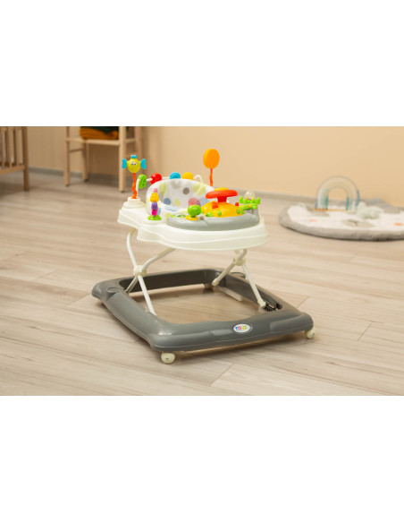 TOYZ-2039,Premergator cu scaun rotativ 360° maxim 12 Kg Toyz STEPP Gri
