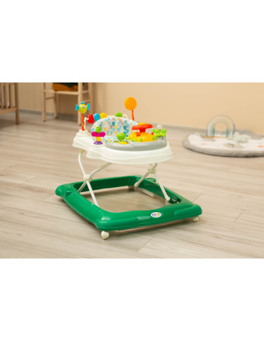 TOYZ-20390,Premergator cu scaun rotativ 360° maxim 12 Kg Toyz STEPP Verde Inchis
