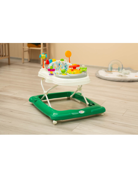 TOYZ-20390,Premergator cu scaun rotativ 360° maxim 12 Kg Toyz STEPP Verde Inchis