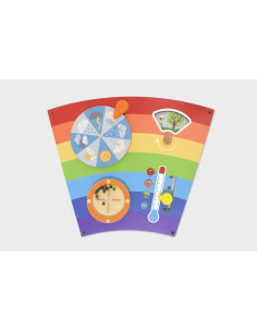 CD76095,Panou de motricitate fina - curcubeu 2