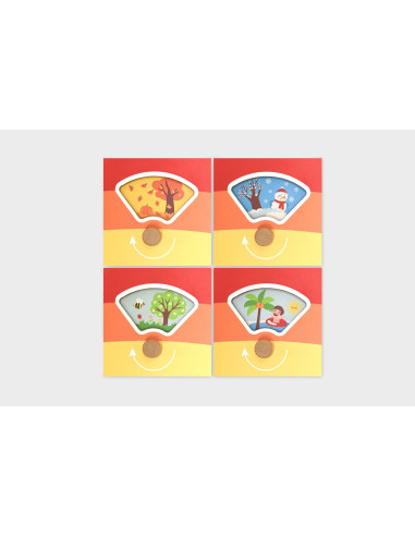 CD76095,Panou de motricitate fina - curcubeu