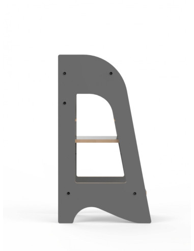 UP-Mtyz_kuleMDFgri,Turn de invatare MamaToyz Learning Tower din MDF, Gri