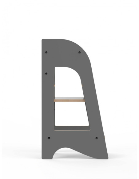 UP-Mtyz_kuleMDFgri,Turn de invatare MamaToyz Learning Tower din MDF, Gri