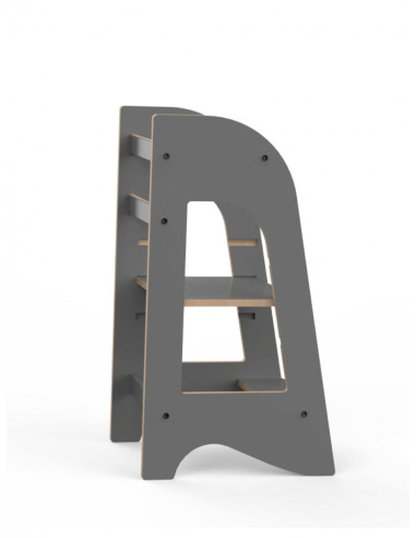 UP-Mtyz_kuleMDFgri,Turn de invatare MamaToyz Learning Tower din MDF, Gri