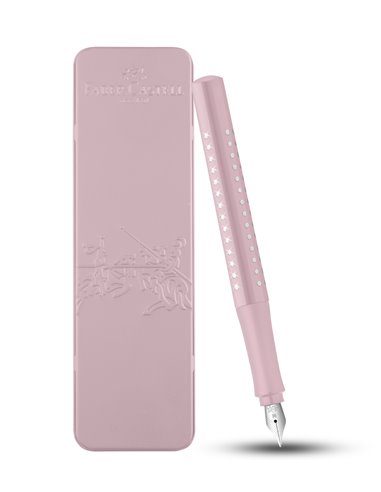 FC201515,Set cadou Faber-Castell cu Stilou Sparkle Rose metalic M