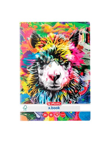 9491970-5,Set 5 x Caiet Herlitz A4 60 file Matematica 70g/mp, Color Animals