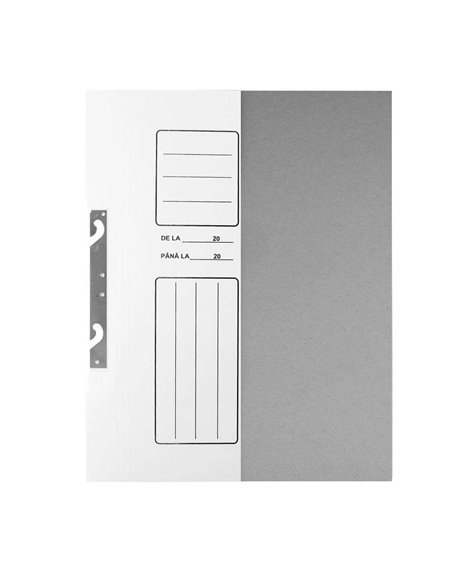 SET-DL304R,Set 100buc Dosar Standard alb, incopciat 1/2, A4, carton