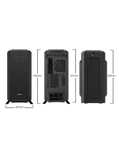 BGW39,CARCASA be quiet! "SILENT BASE 802", Middle Tower, ATX, fara sursa 2