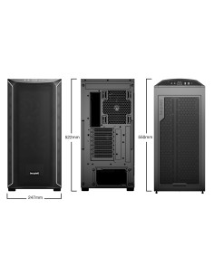 BGW61,CARCASA be quiet! "SHADOW BASE 800", Middle Tower, ATX, fara sursa 2