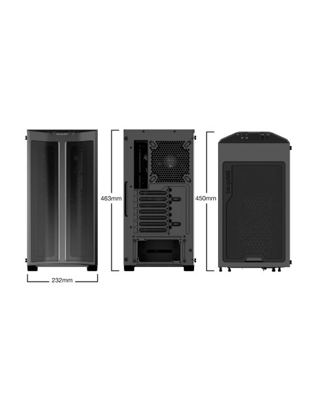 BGW43,CARCASA be quiet! "PURE BASE 500 FX Black", Middle Tower, ATX, fara sursa BGW43,CARCASA be quiet! "PURE BASE 500 FX Black", Middle Tower, ATX, fara sursa
