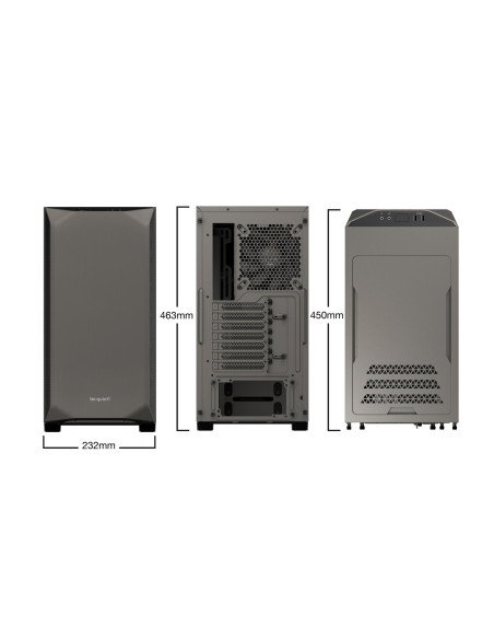 BG036,Carcasa be quiet! Pure Base 500 Metallic Gray, Fara sursa
