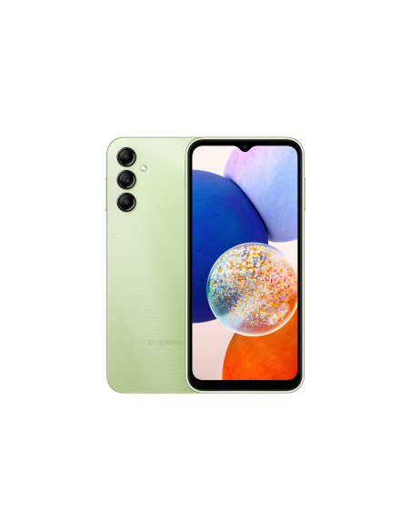 SM-A146PLGD,Smartphone Samsung Galaxy A14 5G, 16,8 cm (6.6"), 2408 x 1080 Pixel, 4 Giga Bites, 64 Giga Bites, 50 MP, Verde desch