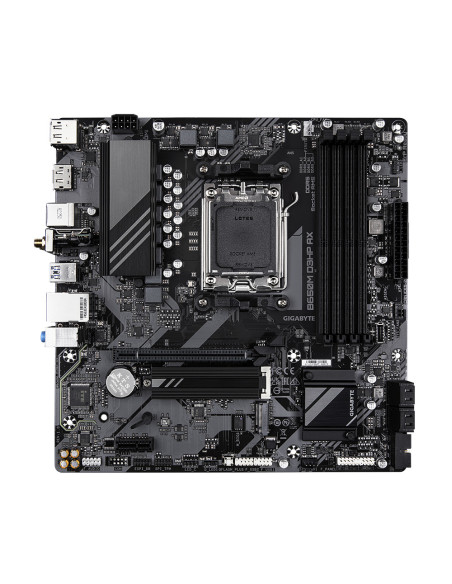 B650M D3HP AX,Placa de baza Gigabyte B650M D3HP AX AM5, 4x DDR5, 2x DP 1x HDMI, 1x PCIE x16 1x PCIE x1, 2x M.2, 4x SATA 6gb/s, m