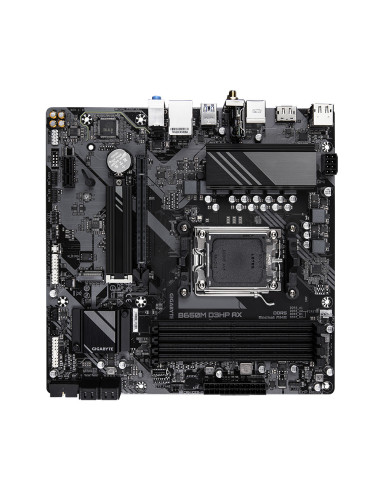 B650M D3HP AX,Placa de baza Gigabyte B650M D3HP AX AM5, 4x DDR5, 2x DP 1x HDMI, 1x PCIE x16 1x PCIE x1, 2x M.2, 4x SATA 6gb/s, m