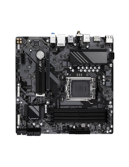 B650M D3HP AX,Placa de baza Gigabyte B650M D3HP AX AM5, 4x DDR5, 2x DP 1x HDMI, 1x PCIE x16 1x PCIE x1, 2x M.2, 4x SATA 6gb/s, m
