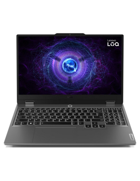 83FQ001BRM,Laptop Lenovo LOQ 15IAX9I, Intel Core i5-12450HX, 15.6inch, RAM 8GB, SSD 512GB, Intel Arc A530M 4GB, No OS, Luna Grey