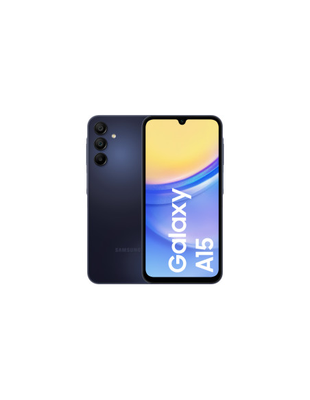 SM-A155FZKD,Smartphone Samsung Galaxy A15, 16,5 cm (6.5"), 4 Giga Bites, 128 Giga Bites, 50 MP, Android 14, Negru, Albastru