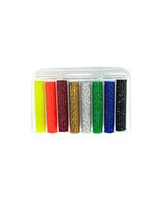 9589003,Plastilina Herlitz, set 8 culori cu sclipici, in cutie de carton 2