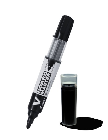 VBN,Set marker whiteboard Pilot VBoard + rezerva, negru