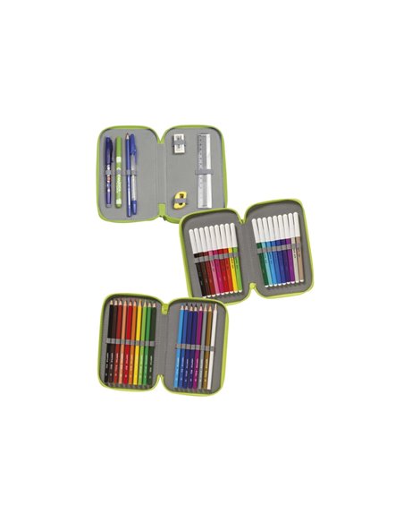 Penar Carioca Color Fabric cu trei compartimente