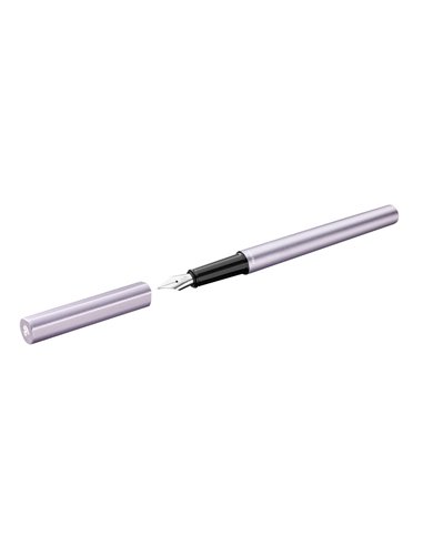 823678,Stilou Ineo Elements Herlitz, penita M, in cutie metalica pentru cadou, Lavander Scent
