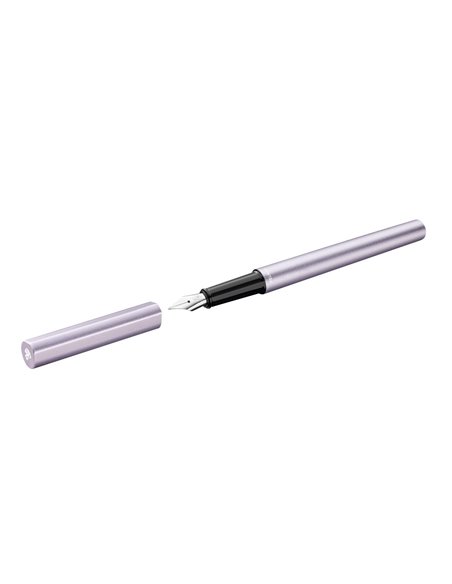 823678,Stilou Ineo Elements Herlitz, penita M, in cutie metalica pentru cadou, Lavander Scent