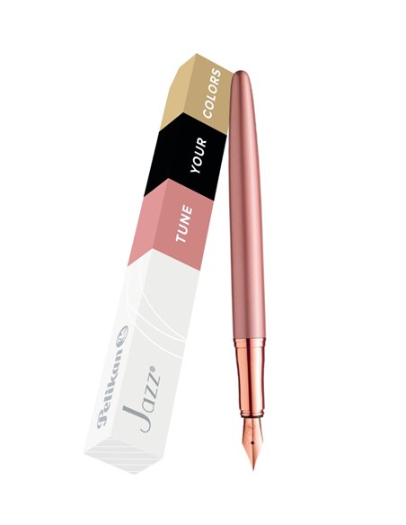 821698,Stilou Pelikan Jazz Noble Elegance P36 in cutie de carton, Roz perlat