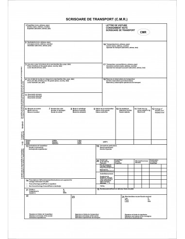 Scrisoare de transport (CMR),DIB400ST
