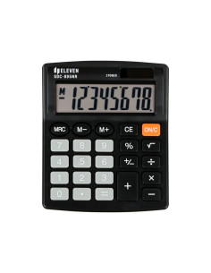 CAL033,Calculator de birou 8 digiți, 120 x 105 x 21 mm, Eleven SDC-805NR 2
