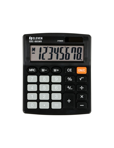 CAL033,Calculator de birou 8 digiți, 120 x 105 x 21 mm, Eleven SDC-805NR CAL033,Calculator de birou 8 digiți, 120 x 105 x 21 mm, Eleven SDC-805NR