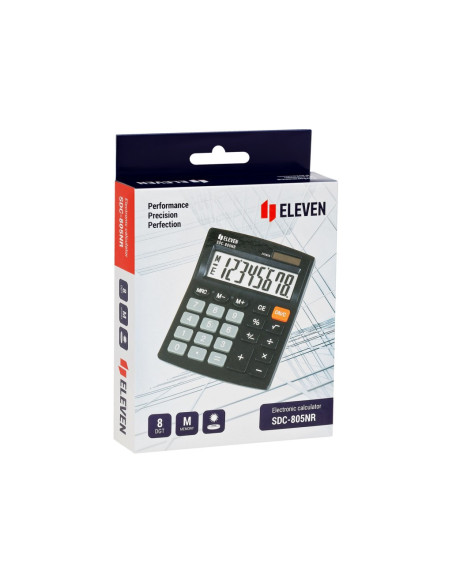 CAL033,Calculator de birou 8 digiți, 120 x 105 x 21 mm, Eleven SDC-805NR CAL033,Calculator de birou 8 digiți, 120 x 105 x 21 mm, Eleven SDC-805NR