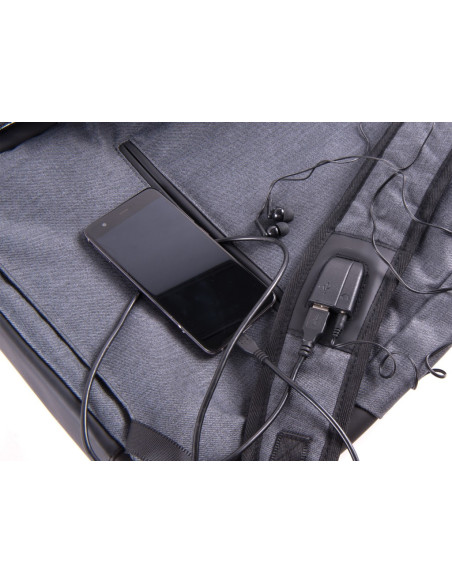 NBK101,Geantă laptop Pulse Neptun 15,6'' Gri