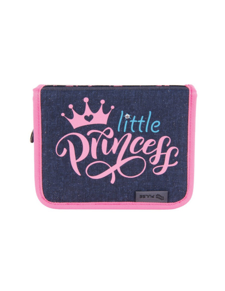 SKE084,Penar neechipat Pulse, 1 fermoar, 2 clapete, Jeans Princess