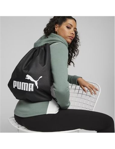 SKG230,Rucsac tip sac Puma Phase Gym, 42 x 36 cm, Negru