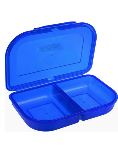 11415304,Cutie sandwich Herlitz, 2 compartimente albastra 11415304,Cutie sandwich Herlitz, 2 compartimente albastra