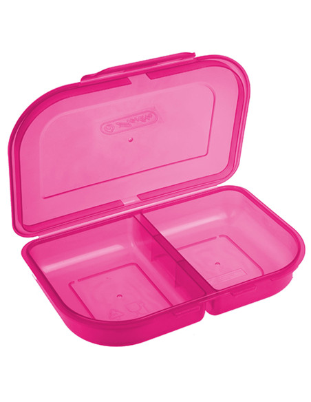 11415296/roz,Cutie sandwich Herlitz, 2 compartimente roz 11415296/roz,Cutie sandwich Herlitz, 2 compartimente roz