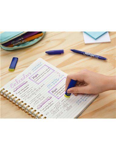 R356,Radiera pentru pix/stilou cu cerneala termosensibila, Albastru