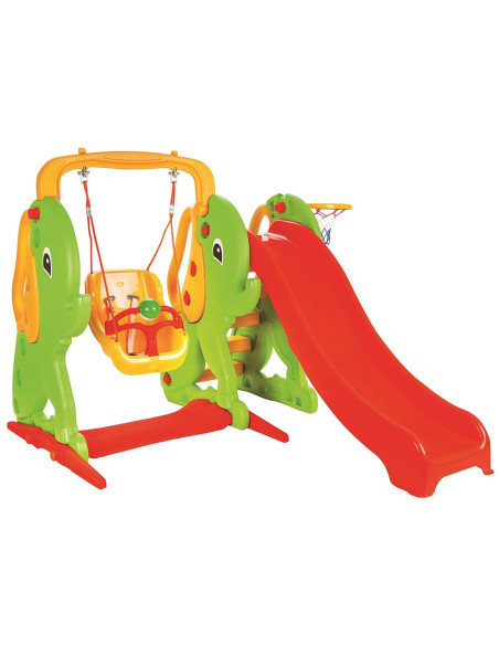 PL-06-161,Centru de joaca Pilsan Elephant Slide and Swing Set