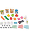 S7600350239,Magazin pentru copii Smoby Super Market cu 42 accesorii