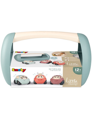 S7600140204,Set vehicule Smoby cu 3 masinute