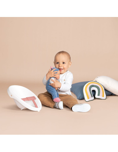 S7600140308,Carucior pentru papusi Smoby Baby Walker 3 in 1 cu papusa