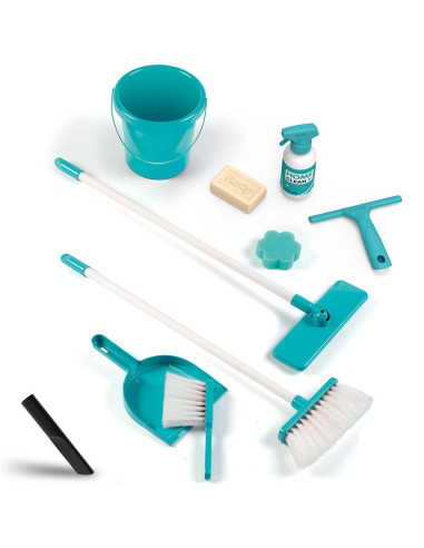 S7600330319,Jucarie Smoby Set curatenie cu troller si aspirator electronic Rowenta negru